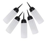 FOMIYES 5piezas Bote de Champú de Tinte Cabello Botellas Recargables de Boquilla Oblicua para Uso Salón o Teñido Casa