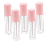 FOMIYES 5piezas Botella de Brillo de Labios Vacía Tubo de Almacenamiento Rellenable para DIY Contenedor de Cosméticos Tubos de Brillo Labial para Hacer Uno Mismo para Maquillaje