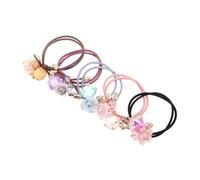 FOMIYES 5piezas Diadema De Cuero Flores De Cristal Gomas Elásticas Pelo Accesorios Elegantes Pelo Para Looks De Moda y Diario Mujeres y Niñas