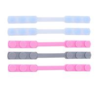 FOMIYES 5piezas Ganchos Ajustables Para Orejas Silicona Reutilizable Colores Aleatorios Compatible Para Rostros Pequeños y Grandes