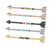 FOMIYES 5piezas Joyas Hueso Oreja Barra Para Piercing y Pendiente De Alfiler Accesorios Oreja De Moda Para Perforación De Cartílago