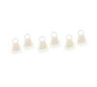 FOMIYES 6 Juegos Color Plate para Uñas Forma de Abanico para Práctica y Exhibición de de Uñas Natural con Anillo Redondo para Entrenamiento y Diseño de Esmalte