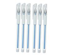 FOMIYES 6 Piezas bolígrafo de belleza rotulador para la piel de para la piel temporal rotulador de bolígrafo cosmético el plastico Sky-blue