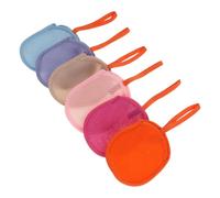 FOMIYES 6 Piezas Bolsa de Malla de Burbujas para Ducha Bolsa Jabón Exfoliante para Hombres y Mujeres para Baño Casa y Hotel