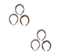 FOMIYES 6 Piezas Diademas Anchas con Estampado de para Mujer y Niña Accesorios Elegantes para Cabello para Playa Fiestas y Diario
