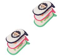 FOMIYES 6 Piezas esponja de baño para niños fregador de algodón para bebés esponja de baño natural s depurador de infantil de dibujos animados bebe vegetal