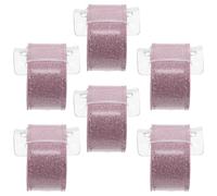 FOMIYES 6 Piezas Pulsera para Dama Rosa Diseño Floral de Pu y Plástico, Accesorio Elegante para Despedida de Soltera y Eventos Obsequios