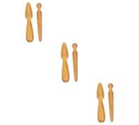 FOMIYES 6 Uds Palo De Acupresión Herramienta Para Pies Herramienta Facial Masajeador De Pies Herramienta De Reflexología De Madera Herramientas De Reflexología Podal Pluma De Masaje De