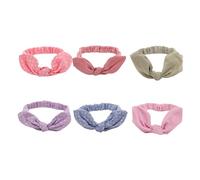 FOMIYES 6piezas Diademas Estampadas De Conejo Gomas Elásticas Para Bandas Pelo Coleteros Para Chicas Pulseras De Cinta De Cumpleaños Para Niñas