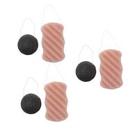 FOMIYES 6piezas Esponja De Bambú y Para Cuerpo y Cara Set De Limpieza Profunda Exfoliación Suave Color Aleatorio