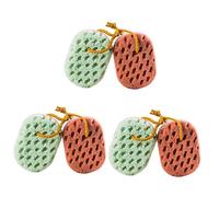 FOMIYES 6piezas Esponjas De Marinas Esponjas De Ducha Exfoliantes Macarons De Cuidado Limpieza y Efectiva