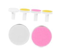 FOMIYES 6piezas Kit De Repuesto Para Cortauñas Eléctrico Cabezas De Pulido Suaves Para Manicura Accesorios Para Bebés y Adultos