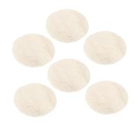 FOMIYES 6piezas Toallitas Limpiadoras Faciales de Lufa Esponja Vegetal Exfoliante para Desmaquillar y Limpiar el Rostro Redondas Piel y Limpia