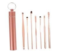 FOMIYES 7piezas Cucharas Oídos De Acero Inoxidable Kit De Limpieza De Cerumen Con Herramientas De Eliminación Para Uso Baño y Cuidado Personal