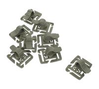 FOMIYES 8 Abrazaderas Giratorias para Tubo de Hidratación Clip para Bolsa de Agua Color Verde Militar Accesorios Ligeros para Mochila de Hidratación Ideales para Senderismo y