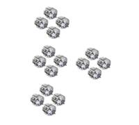 FOMIYES 8 Pares Pendientes Magnéticos Clip Acero Inoxidable Zirconia Brillantes Sin Perforación Cómodos Diarios Especiales