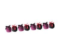 FOMIYES 8 Piezas Bolsa de Murciélago calabaza mochilas de cuerdas bolsa de golosinas de halloween cubos de fiesta bolso de fiesta tratar bolsas bolsa de fiesta para niños franela