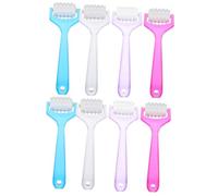 FOMIYES 8 Piezas masajeador de belleza rodillo frontal de hematita rodillo facial de jade antiarrugas rodillo masaje masajeador de cuello rodillo arrugas faciales rodillo frontal manual PD
