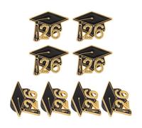 FOMIYES 8 Pines de Solapa de Graduación 2026 de Metal Multicolor, Broches de Felicitación para Ropa, Mochilas y Sombreros, Recuerdos para Estudiantes y Profesores, Accesorios para Fiesta