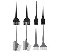 FOMIYES 8piezas Cepillos Teñir Cabello Aplicador Tinte Profesional Flexible y Rígido Barbería