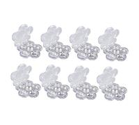 FOMIYES 8piezas Compacto Caja De Almacenamiento Forma De Flor Con Compartimentos Para Maquillaje Para Labiales y Correctores Portátil Para y