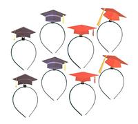 FOMIYES 8piezas Diadema De Sombrero De Soltero Creativa Tocado Para Fiesta De Graduación De Decoración Cabello Para Fiesta De Graduación