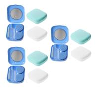 FOMIYES 9 Juegos Estuche para Lentes De Contacto - Poseedor Solución para Lentes De Contacto Tamaño De Viaje Herramienta para Quitar Lentes Juego De Gafas Kit De Anteojos Caso Páginas