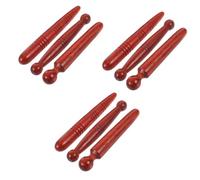 FOMIYES 9 Uds Palo De Acupresión Rodillo Facial Para Masaje Herramientas De Madera Sonda De Punto Para Oreja Y Cuerpo Bolígrafo Rodillo Muscular De De Tigre Masajeador Facial