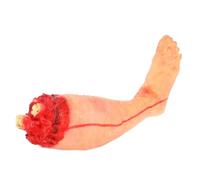 FOMIYES Accesorio de Broma para Halloween Partes del Cuerpo Falsas, Pie Quebrado Realista de Vinilo y Algodón PP, Tamaño Pequeño para Casas Encantadas y Decoración Terrorífica
