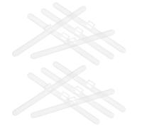 FOMIYES Accesorios para Persianas Verticales, Soportes Dobles de Plástico para Lamas de 12 CM, 20 Piezas de Repuesto para Colgar Cortinas, Aptos para Ambientes Residenciales y Laborales