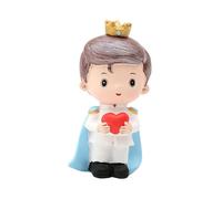 FOMIYES Adorno de Resina Figura de Príncipe Encantador para Tartas, Decoración Temática para Cumpleaños Infantiles y Celebraciones, Pieza Decorativa para Postres