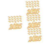 FOMIYES Adornos Colgantes Digitales Anillos De Salto Para Hacer Joyas Decoración De Anillos De Bucle Sin Terminar Dijes Anuales Para Pulseras Dijes De Lápiz 20 piezas*4