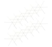 FOMIYES Alambre de Cobre Artesanal para Manualidades 145 CM 30 Piezas Forma de Copos de Nieve para Decoración Navideña y Proyectos de Abalorios Creativos