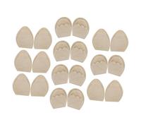 FOMIYES Almohadillas Antepié y Plantillas Ajustables para Zapatos, Esponja Suave Reutilizable, Talla Única, para Mujer y Niña, Uso en Tacones Altos y Deportivas, 10 Pares (5 Redondas 5