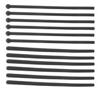 FOMIYES Almohadillas Antideslizantes para Gafas 12 Piezas Silicona Suave Negra Orificios para Patas Finas, Fundas Protectoras Ajustables para Orejas, Accesorios Cómodos para Uso Diario