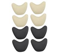 FOMIYES Almohadillas para Tacones Altos 4 Pares Acolchadas de Espuma y Tela, para Punta y Dedos, Antideslizantes, Reutilizables, para Tacones, Botas y Zapatos Planos, Cuidado del Pie