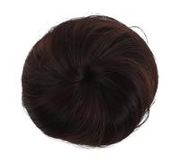 FOMIYES anillo de pelo peluca wig peluquin Accesorios para peinados Coletero postizo hair topper desenredador humano cabello Horquilla moño de pelo sintético peluca postizo Coffee