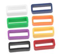 FOMIYES Anillos de Sujección de Silicona para Correas de Reloj Trabillas para Correa 16 Mm Accesorio Multicolor Cómodo Resistente y Flexible Uso Diario