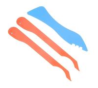 FOMIYES Aplicador y Bruñidor de Láminas de Cobre Naranja Herramienta de Estampado para Bricolaje en Vidrio Kit de 3 Piezas para Arte en Vidrio