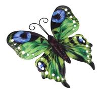 FOMIYES Arte de Pared de Hierro para Jardín Decoración Exterior Figura Verde Colgante Artístico Escultura Decorativa Vintage 3d Adornos de Pared Creativos para Patio Hogar