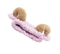 FOMIYES Bandas De Cuerno Vara Crema Hidratante Facial Maquillaje De Diadema De Caracol Elásticos Rizador De Pelo Hinchado Diadema Para El Cuidado De La Piel Linda Rizo Horquilla Púrpura