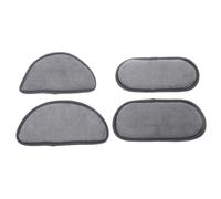 FOMIYES Bandeja de Goteo para Refrigerador 4 Piezas Alfombrilla Absorbente de Microfibra Gris Diseño Secado Rápido Accesorio para Dispensador de Agua y Hielo Compatible Mini Neveras