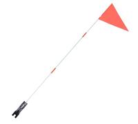 FOMIYES Bandera para Bicicleta Infantil Mástil de Fibra de Vidrio, Doble Cara de Alta Visibilidad, Accesorio Ciclismo, Montaje Práctico y Desmontable, Seguridad en Color Color Aleatorio