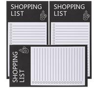 FOMIYES Bloc de Notas Magnético para Lista de Compras, Planificador Diario 3 Libros, Hojas Desprendibles sin Traspaso de Tinta, Papel Seguro para Oficina y Hogar, Uso en Frigorífico