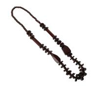 FOMIYES Boho Collar Hippie Necklace Handmade Coconut Shell Beads Vintage Ethnic Style Lightweight Summer Beach Party Jewelry For Women