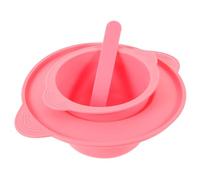 FOMIYES Bol para Mascarilla de Silicona Resistente al Calor con Mango Plegable y Varilla Mezcladora para Derretir Cera y Mascarillas Herramienta Fiable para Belleza y Reutilizable