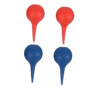 FOMIYES Bola Limpiadora de Oídos de Goma 75 Ml 4 Piezas Colores Azul y Rojo para Lavado de Oídos Manual, Soplador Seguro y Portátil para Limpieza Profunda y Cuidado Auditivo en Niños