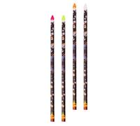 FOMIYES Bolígrafos para Decoración de Uñas Autoadhesivos Set de 4 Colores Fluorescente Lápices para Manicura Artística y Herramientas de Punteado Profesionales