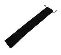 FOMIYES Bolsa de Almacenamiento Ligera y Protectora de 10 Pulgadas para Flauta con Cordón Funda de Tela Negra para Instrumentos y Objetos para Uso en Movimiento
