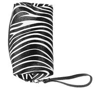 FOMIYES Bolsa De Equipo De Natación Estuche De Maquillaje Potable Lindo Organizador De Maquillaje De Cebra Bolsa De Pinceles De Maquillaje Alta Capacidad PU Perder Bolsa De Baño